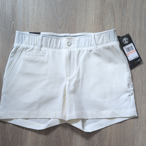 Under Armour Women's White Shorts - Picture 1 of 5